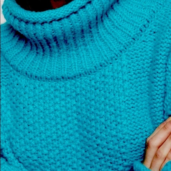 Mixed stitch chunky roll neck sweater - Picture 9 of 10